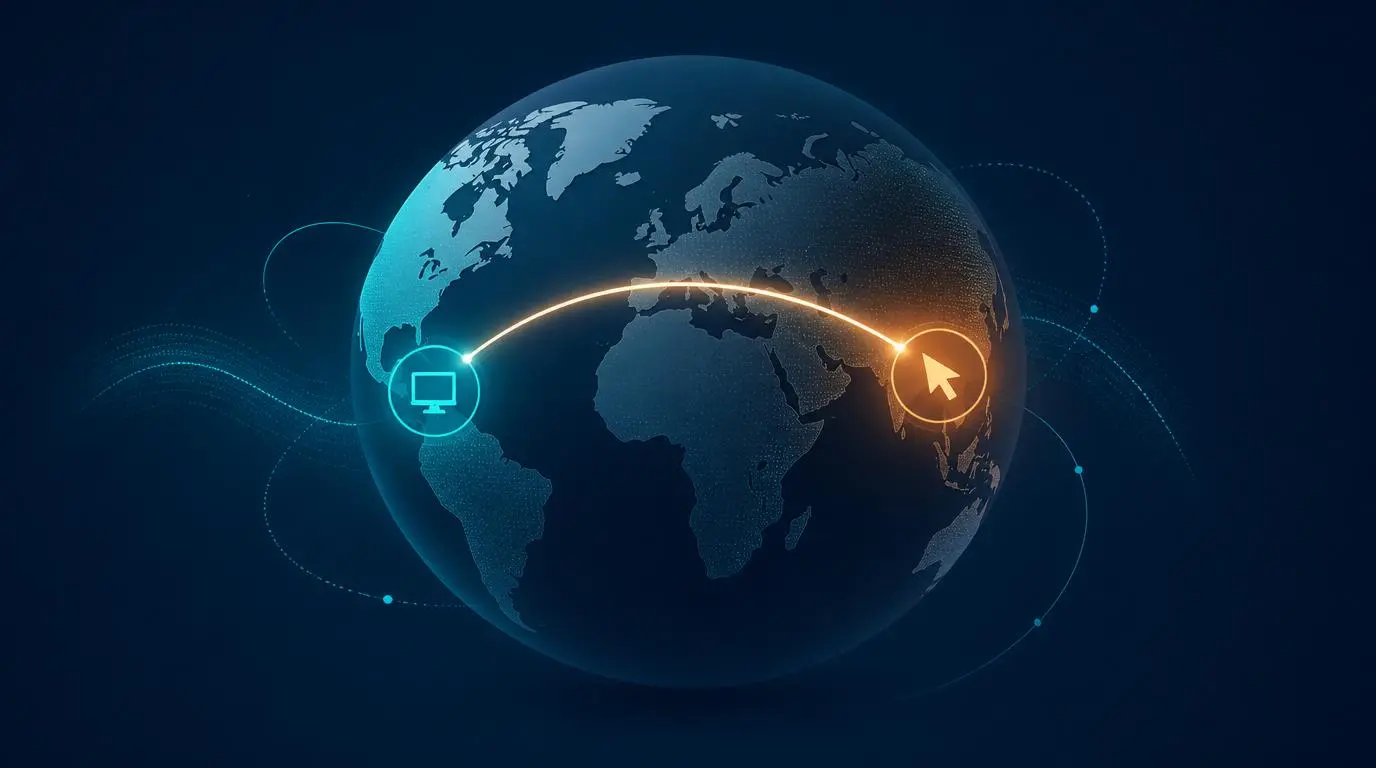 Remote access from anywhere Accessing a computer remotely from anywhere