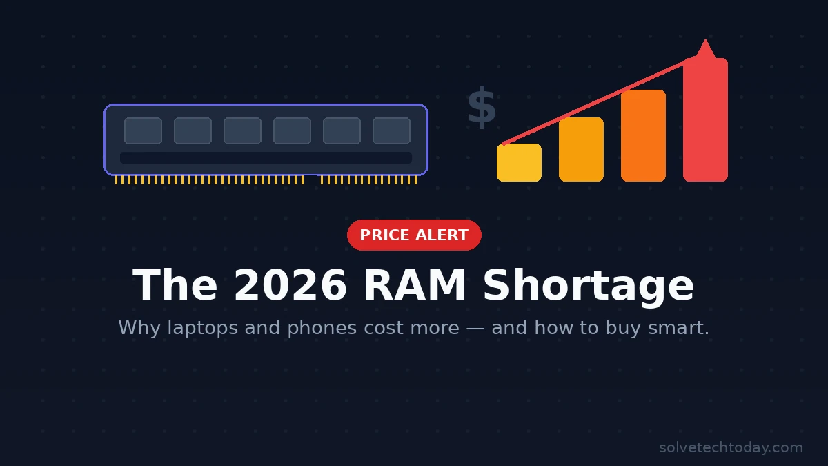 The 2026 RAM Shortage: Why Laptops and Phones Cost More