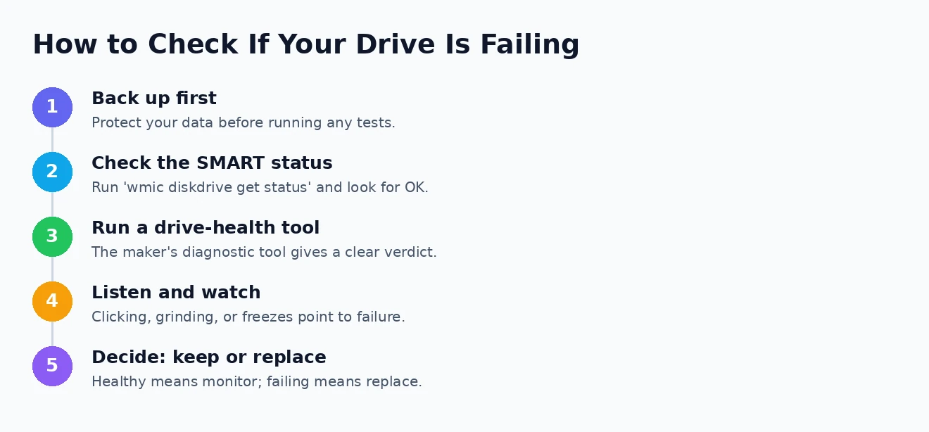How to check if your drive is failing How to check if your hard drive is failing